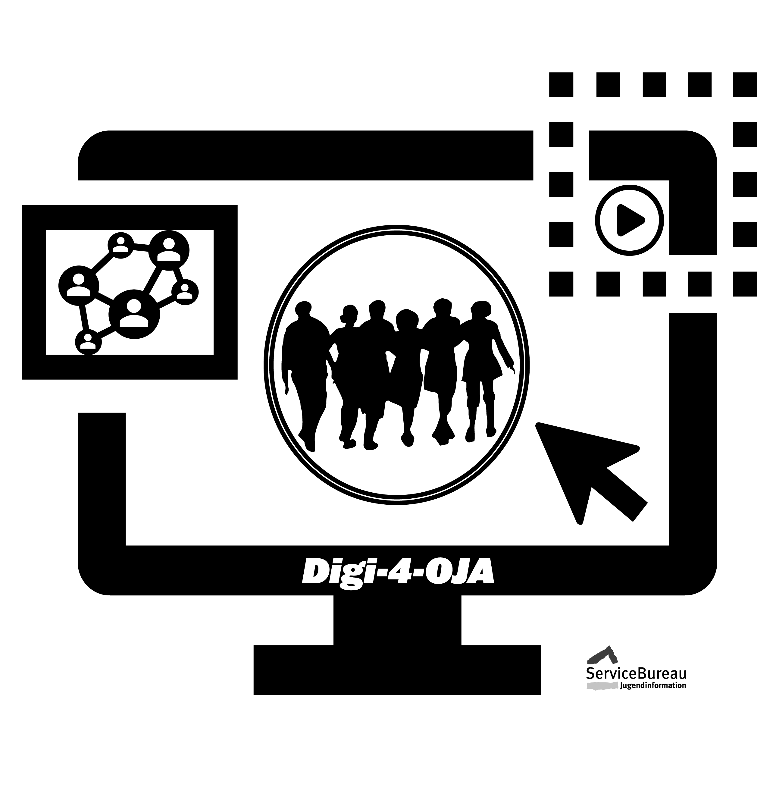 Logo des Projekts Digi-4-OJA